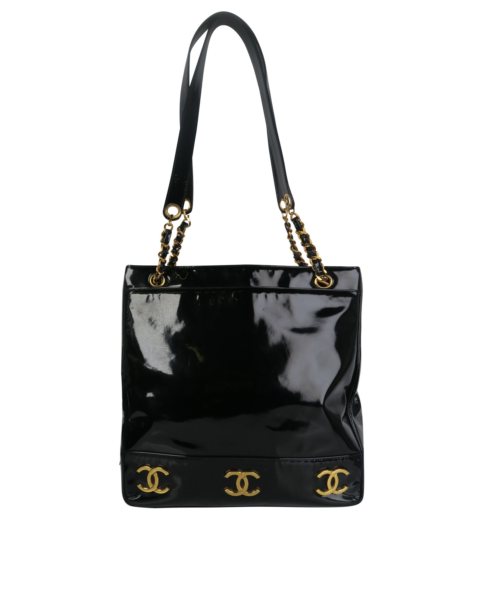 Chanel big cheap tote bag